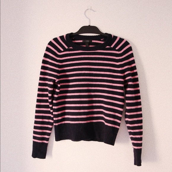 JCREW STRIPED WOOL SWEATER NWOT - Picture 3 of 4